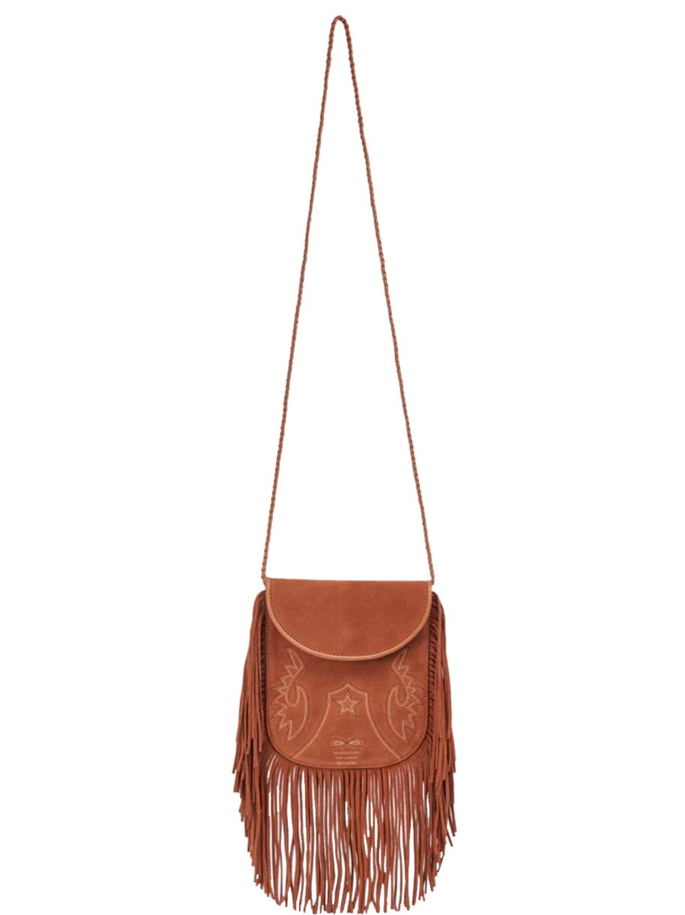 Shila crossbody bag in saddle suede